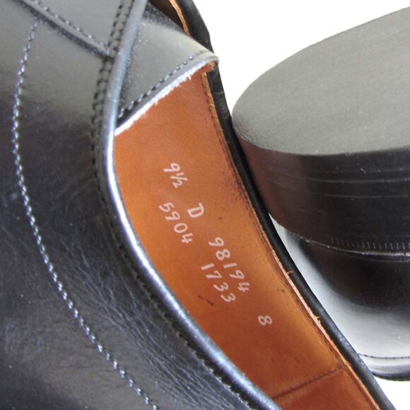 ALLEN EDMONDS Hillcrest black oxfords 9 1/2 D shoes main image 5